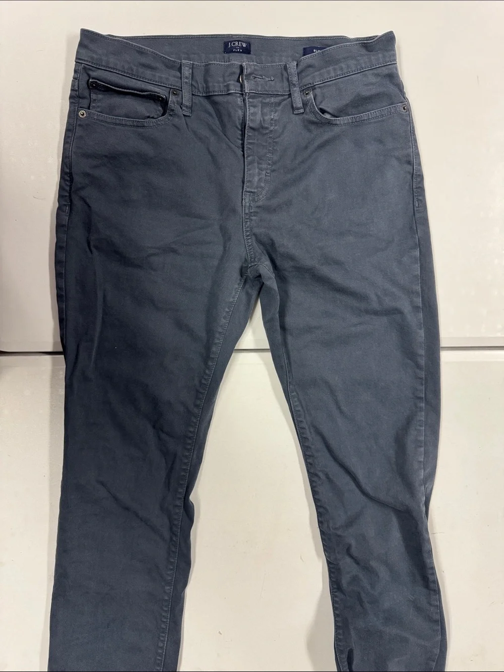 J. Crew Slim Men's Jeans in Charcoal Blue